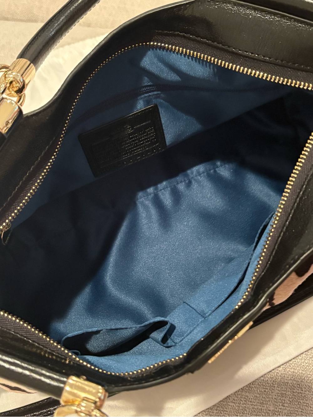 RARE NWT COACH Madison Printed Haircalf Carrie 21285 - Picture 8 of 9